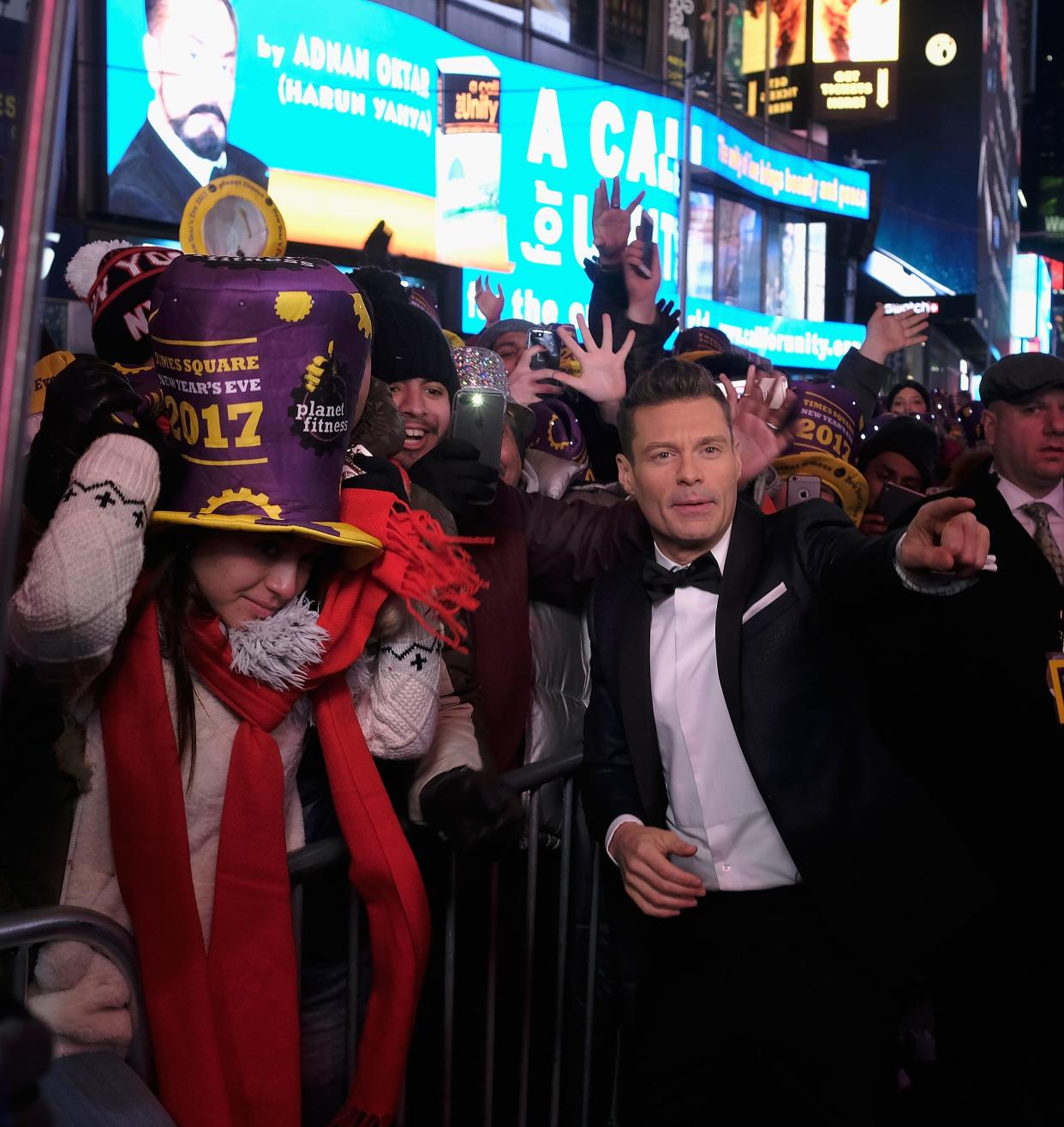 Ryan Seacrest attends New Year's Eve 2017 in Times Square on December 31, 2016 in New York City.