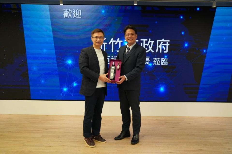 外貿協會黃志芳董事長表示，竹市擁有豐富的科技、創新資源，是台灣重要的科技創新研發中心。（圖/記者林照東翻攝）