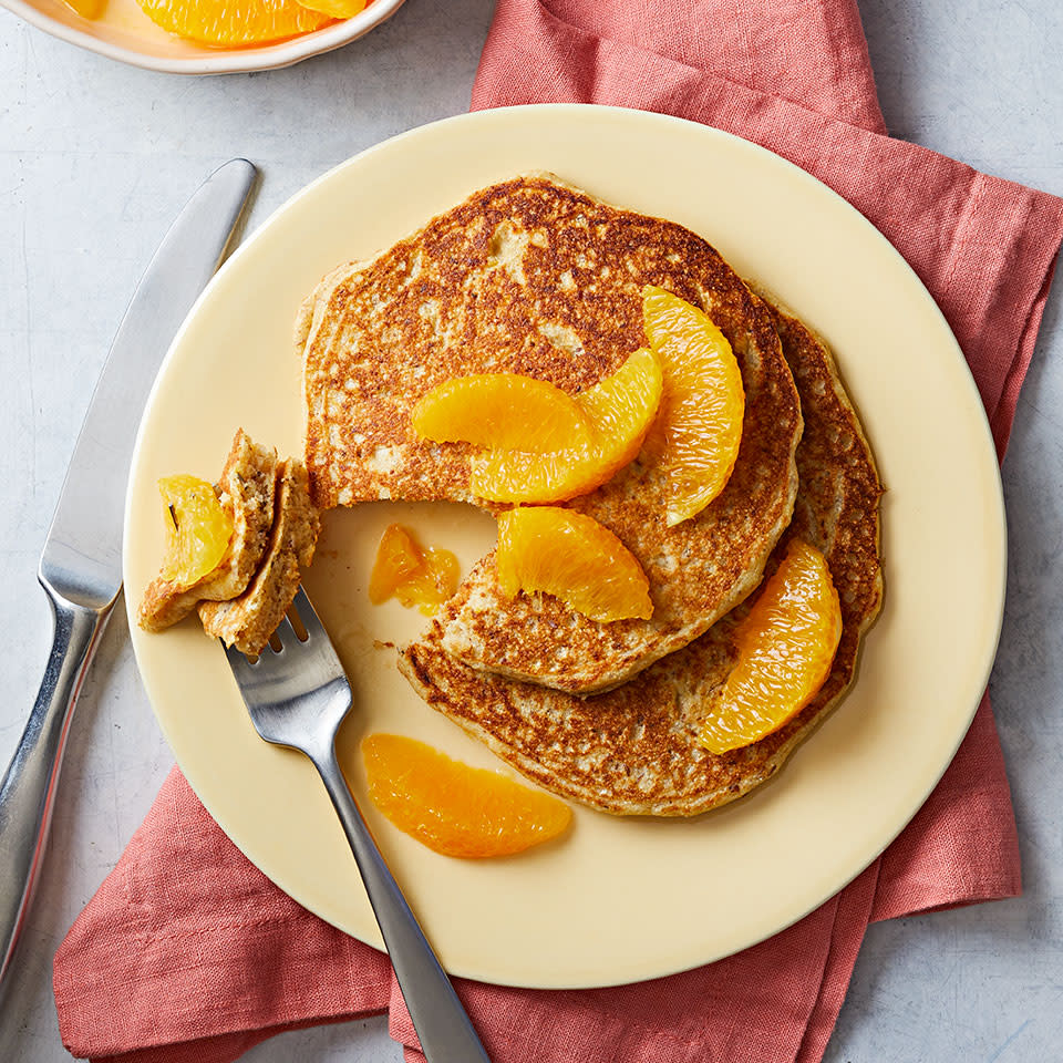 Orange Whole-Wheat Pancakes
