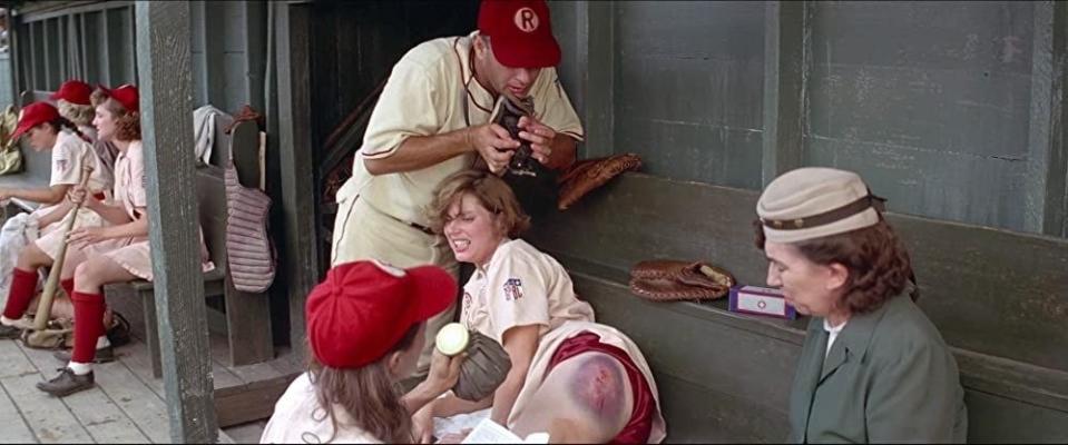 Screenshot from "A League of Their Own"