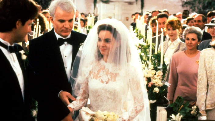 <p> I think every father at one point has watched&#xA0;<em>Father of the Bride&#xA0;</em>and cried, because they know their little girl is going to get married one day and they&#x2019;ll be just like Steve Martin&#x2019;s character. But, despite all the hilarious moments of this movie, the wedding was honestly stunning.&#xA0; </p> <p> The dress was amazing, the ceremony even better, and what really made it all the best is Steve Martin letting his little girl go to marry her true love. I cry every time. </p>