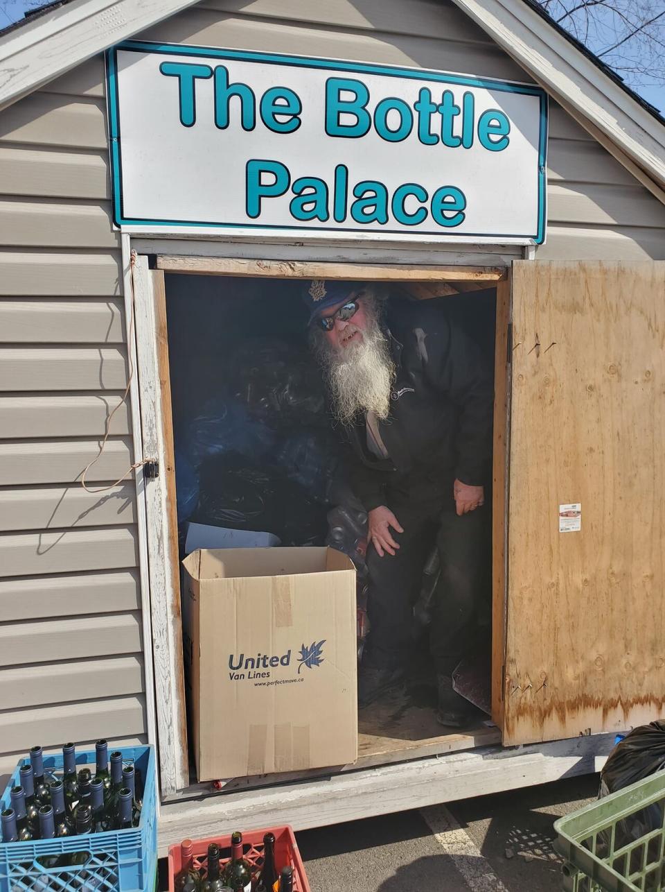 Fred Nowlan has biked around the City of Fredericton collecting bottles for a living for over 20 years. 