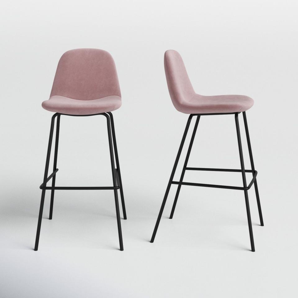 <p><a href="https://go.redirectingat.com?id=74968X1596630&url=https%3A%2F%2Fwww.allmodern.com%2Ffurniture%2Fpdp%2Fkody-bar-counter-stool-a100003908.html&sref=https%3A%2F%2F" rel="nofollow noopener" target="_blank" data-ylk="slk:Shop Now;elm:context_link;itc:0;sec:content-canvas" class="link ">Shop Now</a></p><p>Bar & Counter Stool (Set of 2)</p><p>allmodern.com</p><p>$117.00</p>