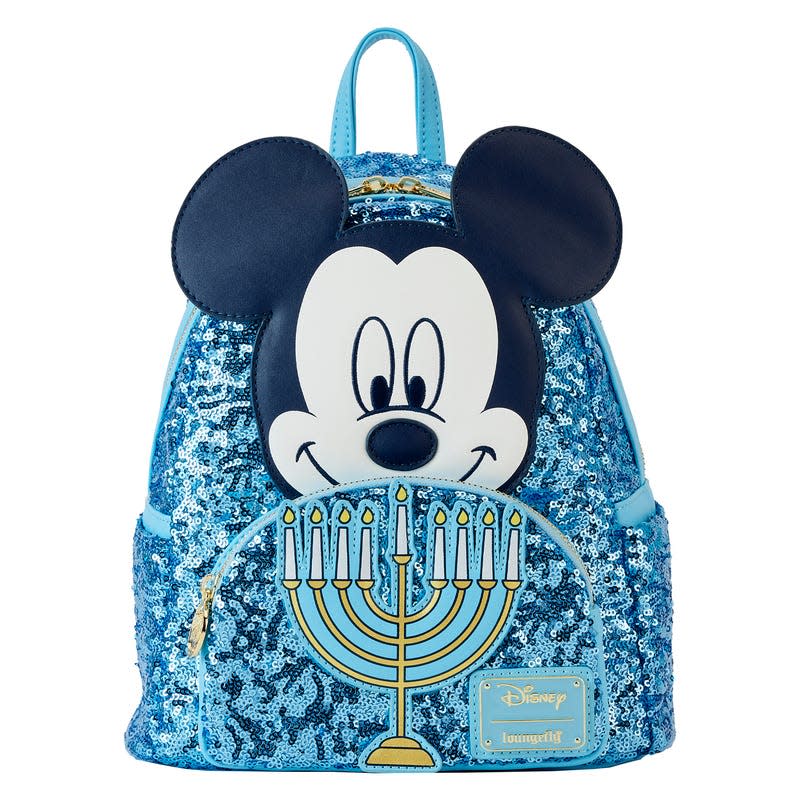 Loungefly Mickey Mouse Hanukkah Mini Backpack