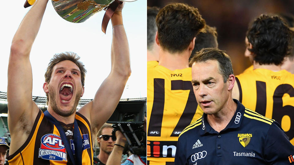 Grant Birchall says he couldn't keep the adorable gift Alastair Clarkson gave him.