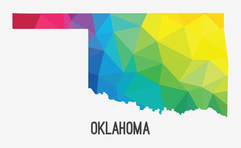 Oklahoma Rainbow State Map List USA States Worst LGBTQ Laws