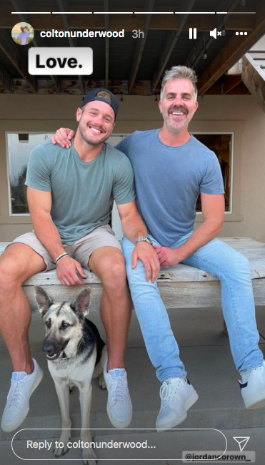 Colton Underwood and Jordan C. Brown