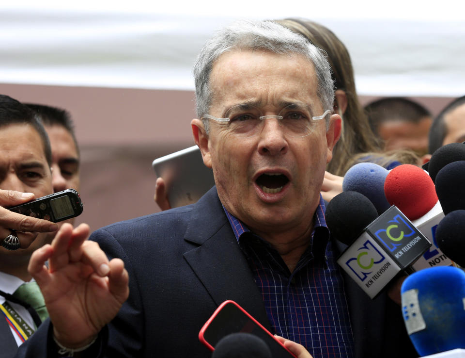 Colombia Alvaro Uribe president