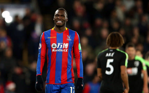 Christian Benteke grimaces - Credit: PA