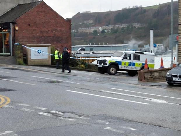 The victim has been named locally as Robert Wilson, who worked at the factory (Picture: SWNS)