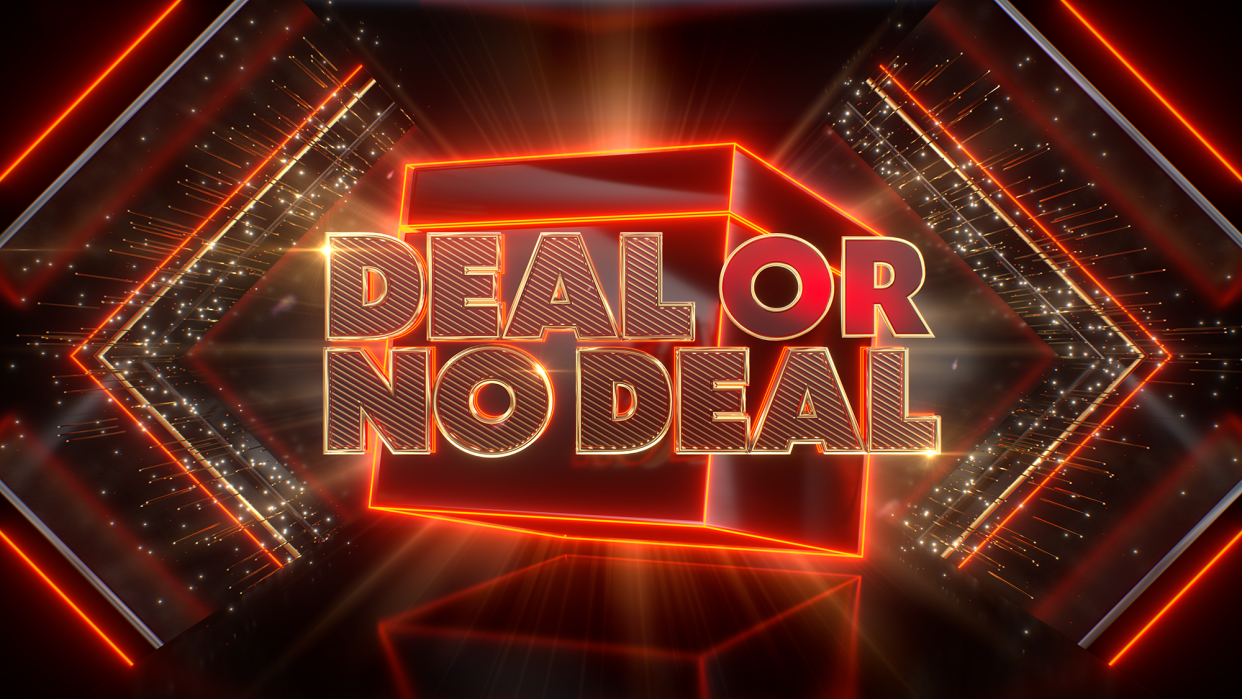  Deal or No Deal 2023's new logo featuring a red and gold design. 