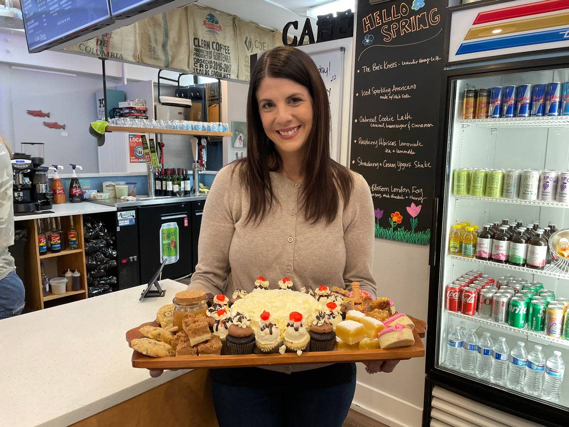 Katie Wright is a mom of four with a dessert business in Gig Harbor called Harbor Cakes.