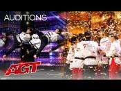 <p>The World Taekwondo Demonstration Team delivered a performance Simon dubbed "one of the most extraordinary things" he's seen on <em>AGT</em>. Despite not being able to perform at the Olympics due to the coronavirus pandemic, the team had its moment to shine in the latest audition round. Together, they soared through the sky and demonstrated jaw-dropping moves that amazed all the judges. In the end, Terry eagerly gave the group his golden buzzer, telling the team: "You were not able to make it to the Olympics and get a gold medal, but I am going to give you something golden right now!"</p><p><a href="https://www.youtube.com/watch?v=j_V6PTcCQCc" rel="nofollow noopener" target="_blank" data-ylk="slk:See the original post on Youtube;elm:context_link;itc:0;sec:content-canvas" class="link ">See the original post on Youtube</a></p>