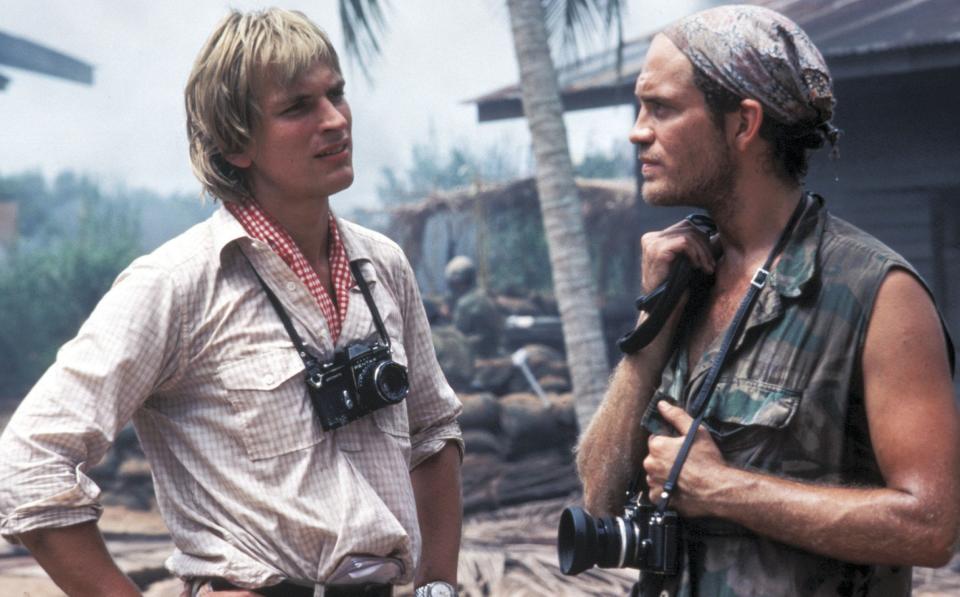 Julian Sands stars alongside John Malkovich in The Killing Fields - Shutterstock