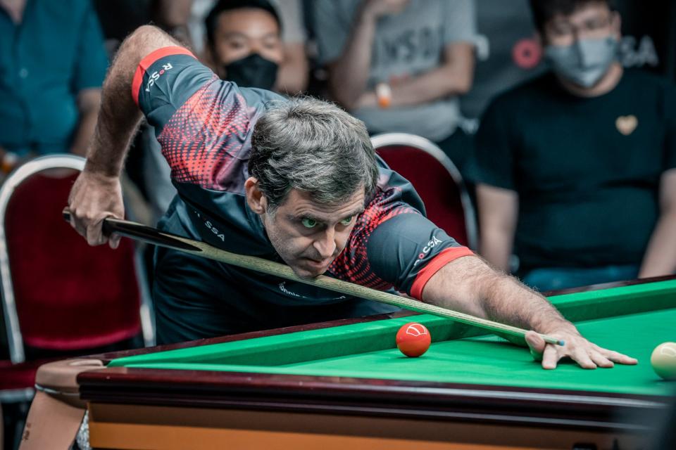 Ronnie O'Sullivan during a tournament at his snooker academy at The Grandstand. (PHOTO: Ronnie O'Sullivan Snooker Academy/Facebook)