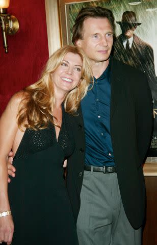 Evan Agostini/ImageDirect Natasha Richardson and Liam Neeson arriving at the "Road To Perdition" film premiere at The Ziegfeld Theatre in New York City on July 9, 2002.