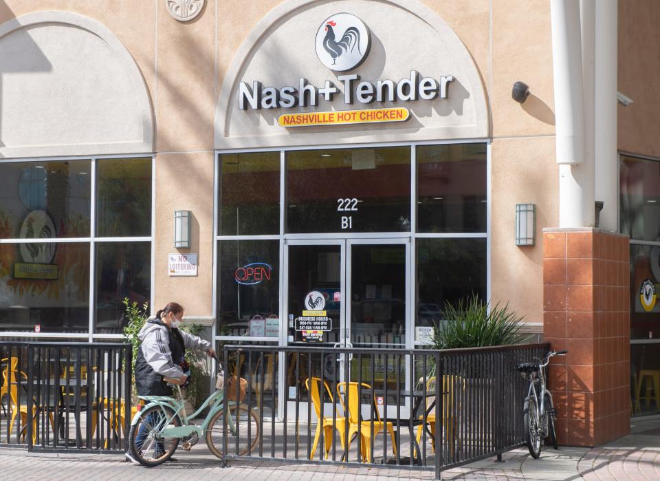 Nash + Tender is located in Janet Leigh Plaza in downtown Stockton.