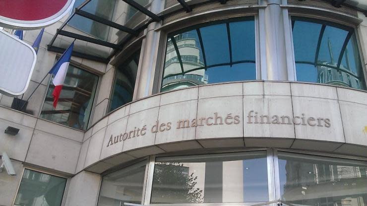 Façade de l'AMF