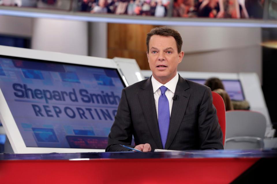 Fox News host Shepard Smith photographed on Jan. 30, 2017.