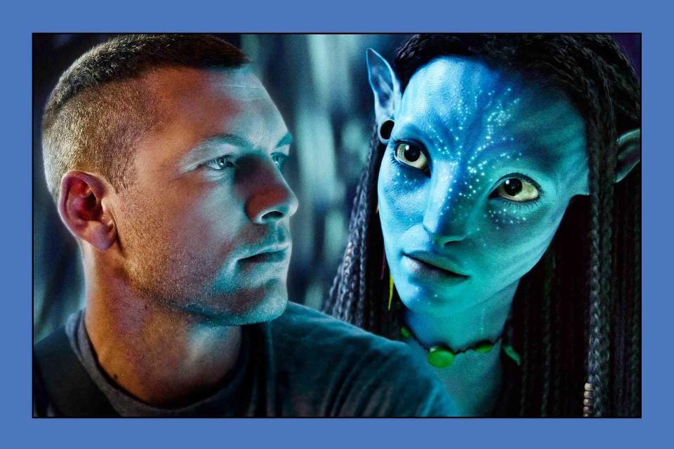 <p>Courtesy Everett Collection</p>  Sam Worthington and Zoe Saldaña in 