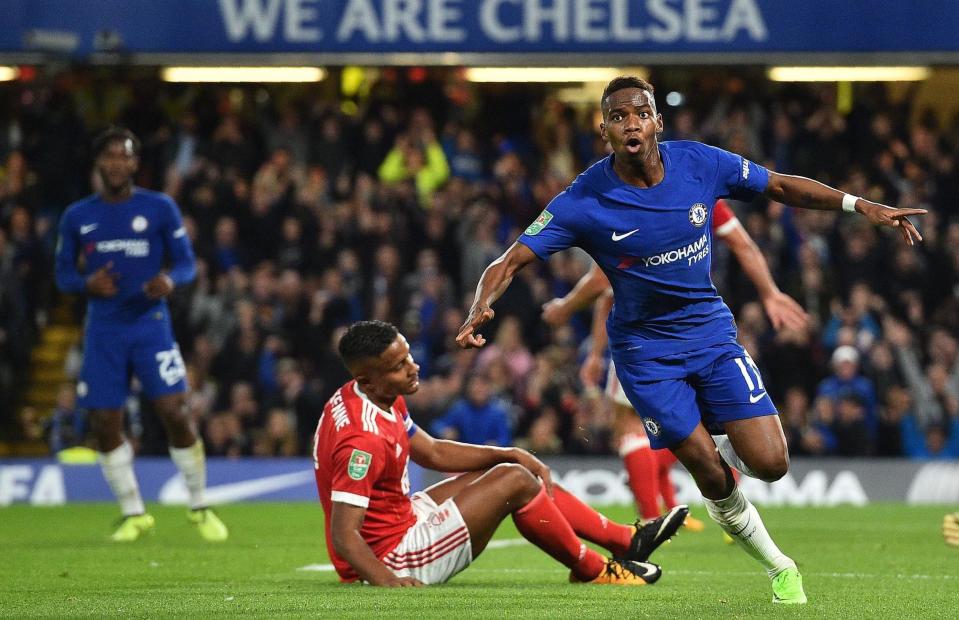 Debut Delight | Musonda struck to make it a night to remember at the Bridge: AFP/Getty Images