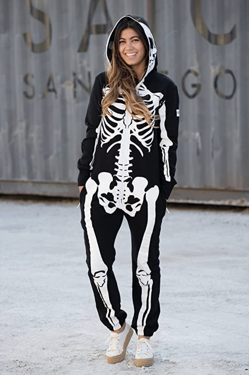 16) Women's Skeleton Onesie