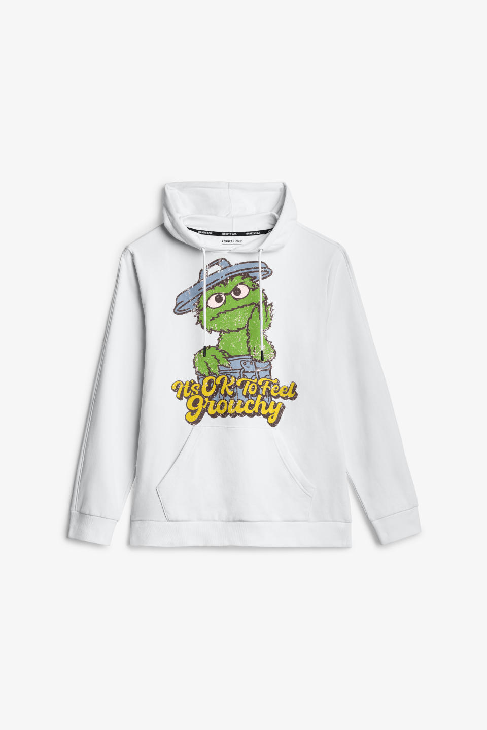 "It's OK to Feel Grouchy" hoodie from Kenneth Cole and Sesame Workshop. 