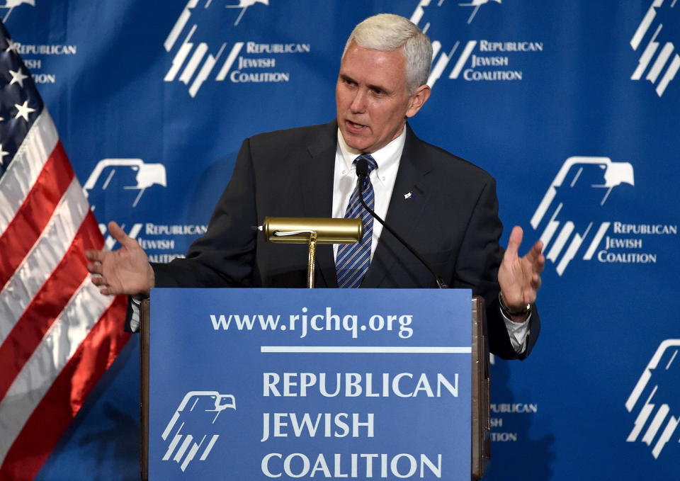 In 2009, Pence was an outspoken opponent of the <a href="https://www.justice.gov/crt/matthew-shepard-and-james-byrd-jr-hate-crimes-prevention-act-2009-0" target="_blank">Matthew Shepard and James Byrd, Jr. Hate Crimes Prevention Act</a>, which officially expanded federal hate crime legislation to include violence directed at members of the LGBT community. &nbsp;<br /><br />At the time, Pence blasted President Barack Obama for using the measure to &ldquo;advance a radical social agenda,&rdquo; <a href="http://content.usatoday.com/communities/theoval/post/2009/10/620000629/1#.V4k1j5MrLBI" target="_blank">according to USA Today</a>, and argued that the law could be used to curb free speech rights.