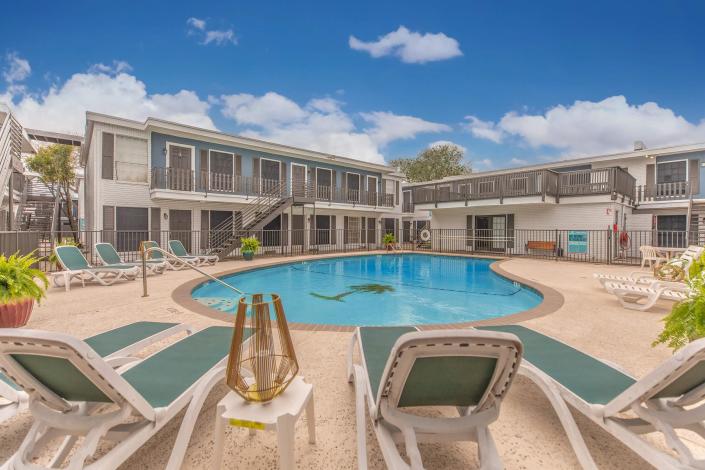 Ocean Palms Apartments is an apartment complex located at 4325 Ocean Drive in Corpus Christi.