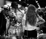 <p>A woman wears a Donald Trump shirt at a Trump rally on June 17 in the Woodlands, Texas. (Photo: Holly Bailey/Yahoo News) </p>