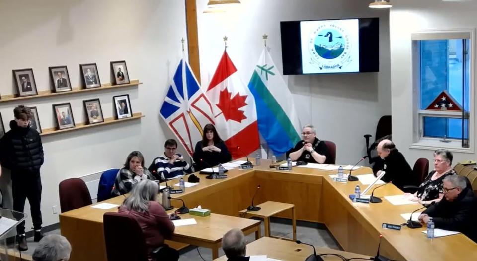 Members of the public attended the town council meeting on Wednesday. Several raised their voices to defend Ford and question the decision to dismiss him.