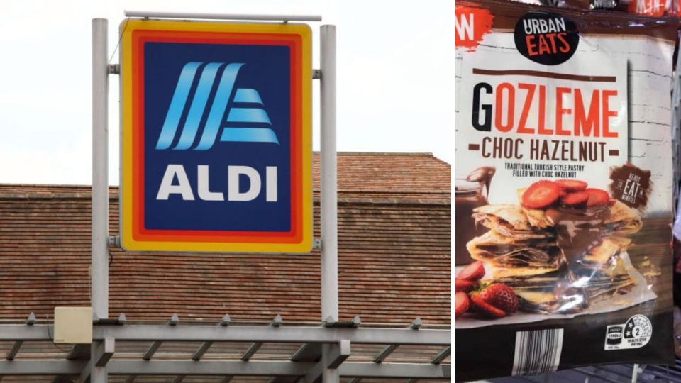 Aldi's $4 chocolate-hazlenut gozleme has sent shoppers into a frenzy. Source: Getty/Facebook