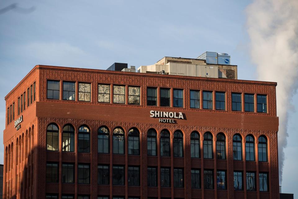 Shinola Hotel in downtown Detroit on Dec. 18, 2018.