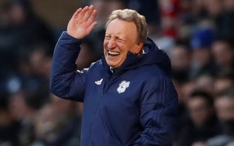 Cardiff City manager Neil Warnock reacts during the FA Cup Third Round tie between Gillingham and Cardiff City.  - Credit: REUTERS