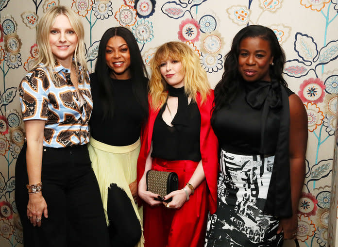 NEW YORK, NEW YORK - FEBRUARY 02: (L-R) Laura Brown, Taraji P. Henson, Natasha Lyonne and Uzo Aduba attend the InStyle Badass Women Dinner Hosted By Taraji P. Henson And Laura Brown on February 02, 2019 in New York City. (Photo by Astrid Stawiarz/Getty Images for InStyle Magazine) | Astrid Stawiarz/Getty Images