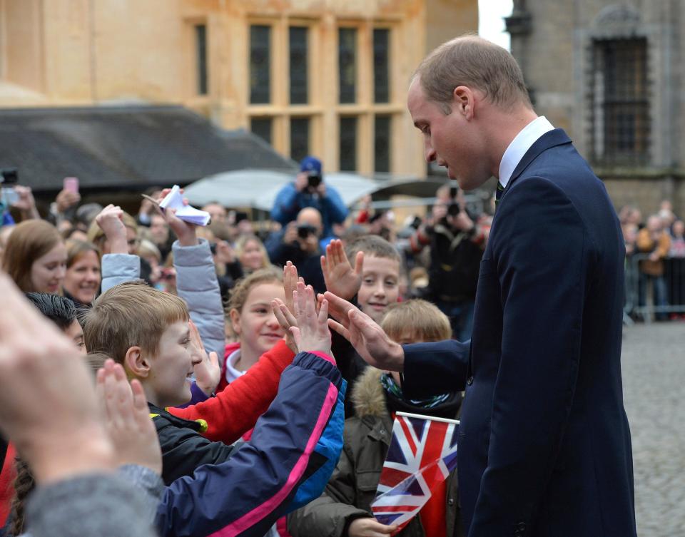 prince william high five