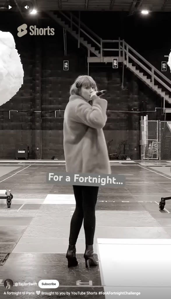 Swift collaborates with Post Malone on “Fortnight.” Taylor Swift / YouTube