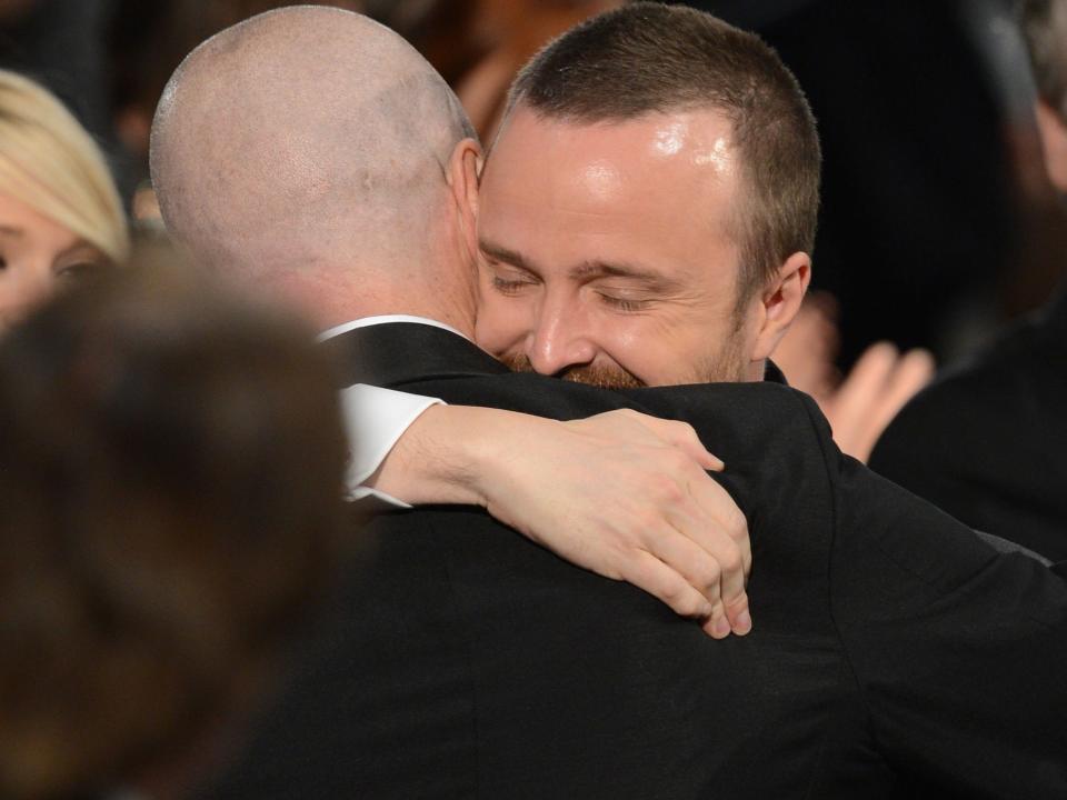 bryan cranston aaron paul january 2013 sag awards