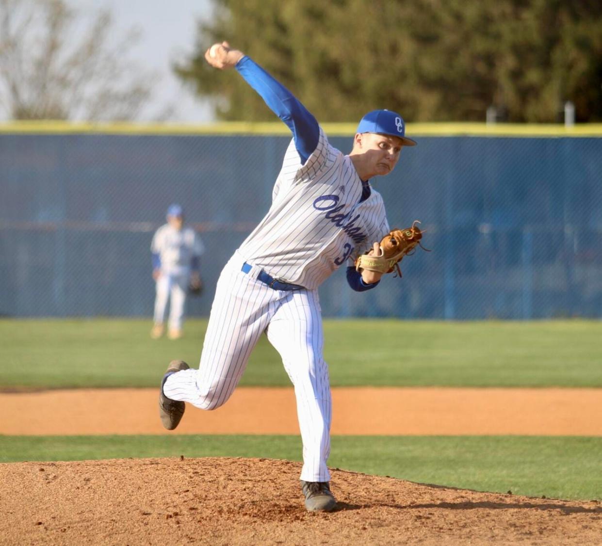 Oldham County High School's Coen Ball has signed with Cedarville University.