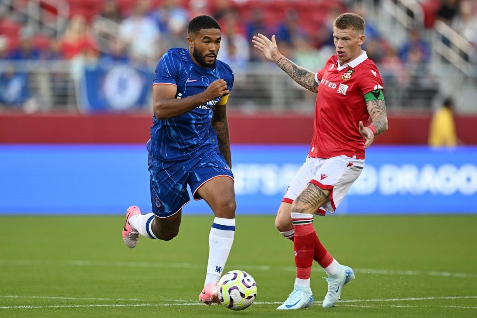 Reece James has not yet made his first appearance of the season (Chelsea FC via Getty Images)