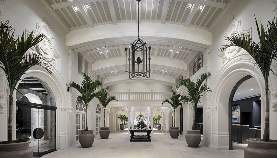 The lobby of the Boca Raton