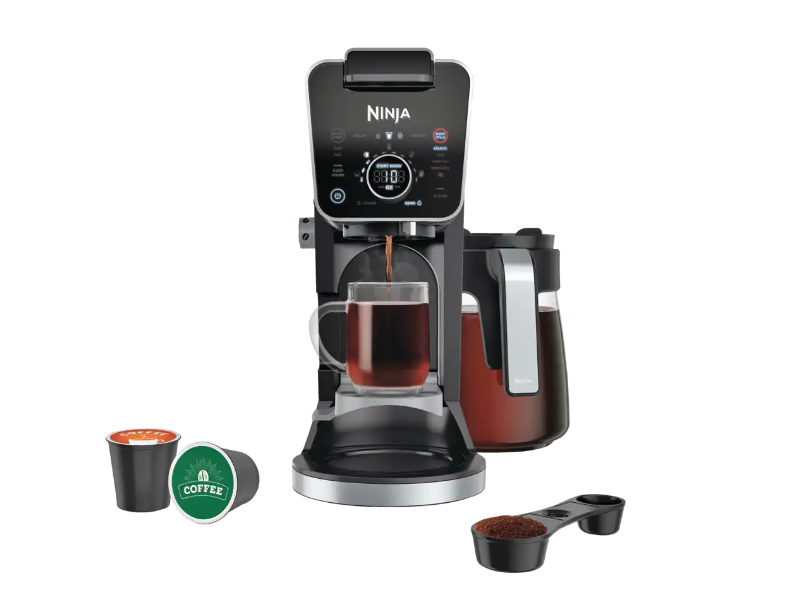 Ninja DualBrew Pro Grounds & Pods Programmable Coffee System. Image via Canadian Tire.