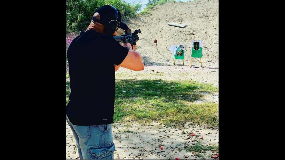 A photo posted on social media: Target shooting at Henry’s Sports Shooting Range.