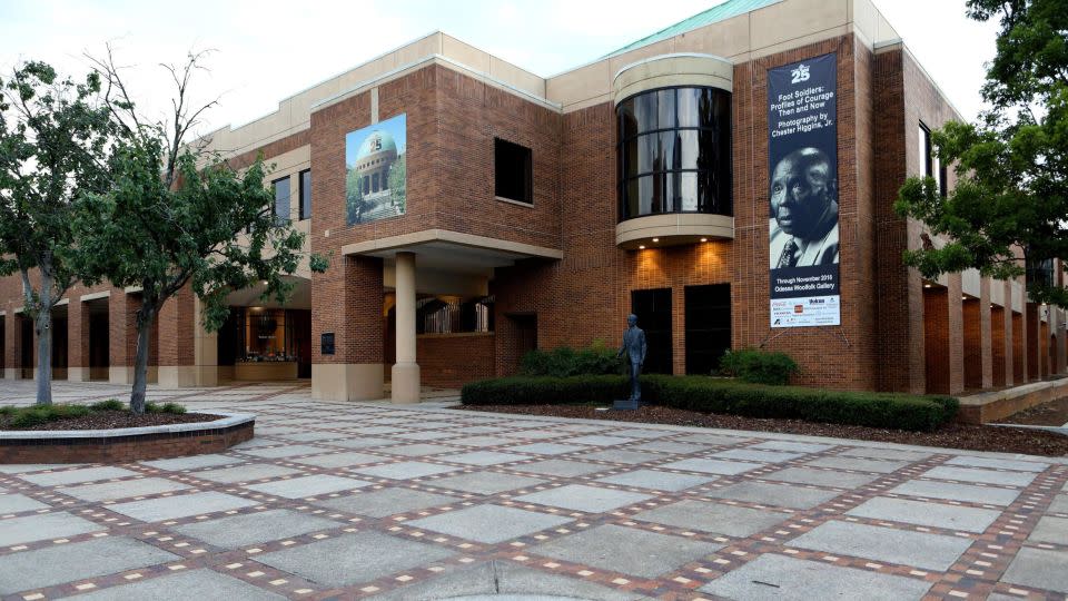 The Birmingham Civil Rights Institute has the jail door from King's incarceration. - Raymond Boyd/Getty Images