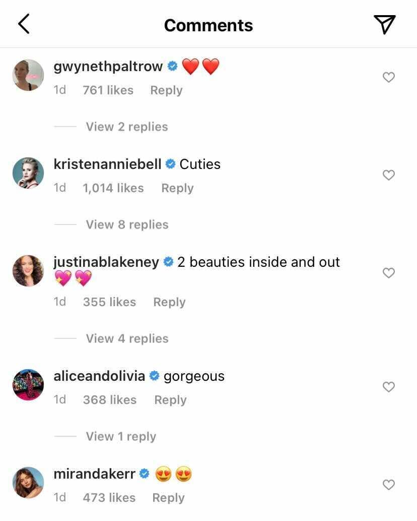 Screenshots from Drew Barrymore's Instagram comments show fans supporting her and Cameron Diaz's "unedited" selfie.