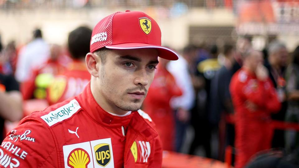 Charles Leclerc, pictured here in action for Ferrari.