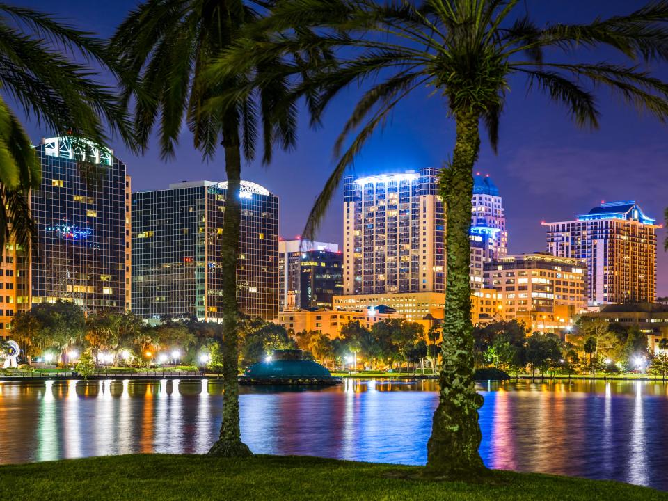 Picture of downtown Orlando, Florida.