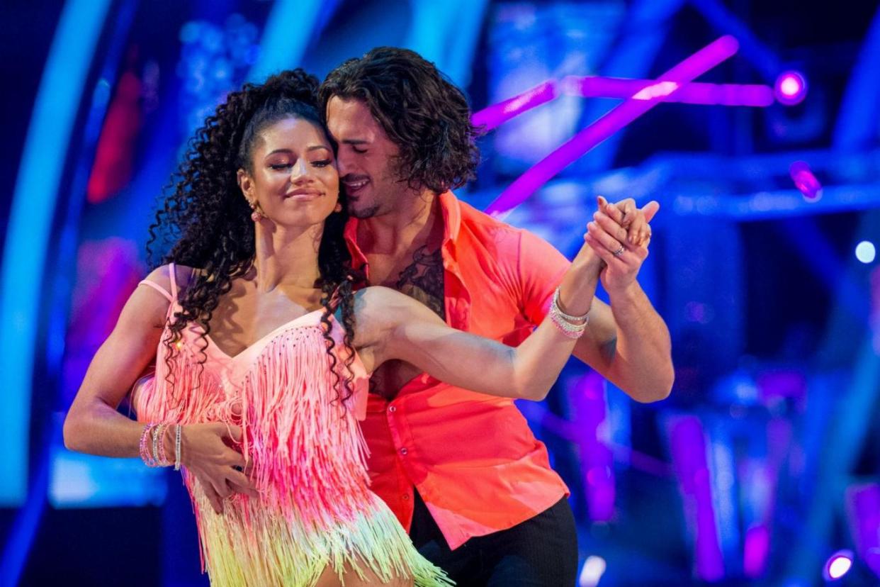 Vick Hope and Graziano Di Prima (Credit: BBC)