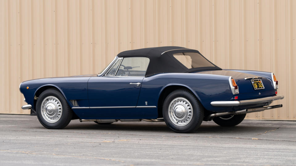 A 1960 Maserati 3500 GT Spider.