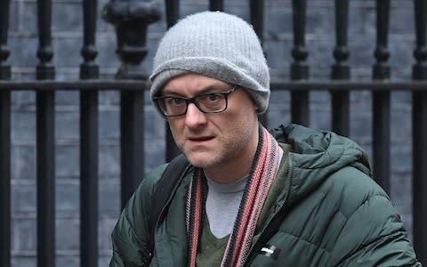 Number 10 special adviser Dominic Cummings arrives at 10 Downing Street. Dec 16, 2019.  - Credit: DANIEL LEAL-OLIVAS/AFP